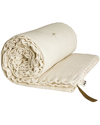 Numero 74 Winter Blanket - Natural 140x190 cm - Double Cotton Muslin Duvet Sets