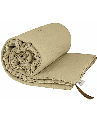 Numero 74 Winter Blanket - Yellow Mellow 140x190 cm - Double Cotton Muslin Duvet Sets