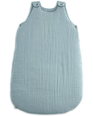 Numero 74 Winter Sleeping Bag 6-12 months, Sweet Blue - 100% Cotton Warm Sleeping Bags