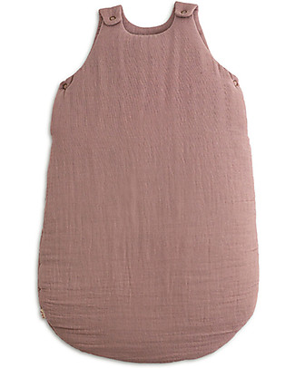 Numero 74 Winter Sleeping Bag - Dusty Pink - 100% Cotton - 6/12 months Warm Sleeping Bags