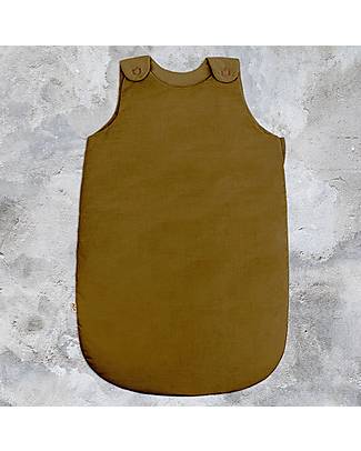 Numero 74 Winter Sleeping Bag in Cotton Velvet - 0-6 months - Antique Bronze - TOG 3.5 Sleeping Bags