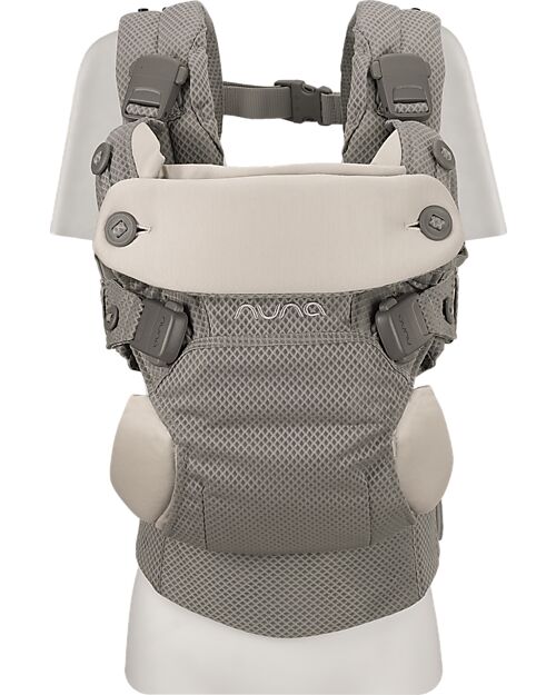 Nuna 4-in-1 Ergonomic Baby Carrier - Cudl Clik - Fog Baby Carriers