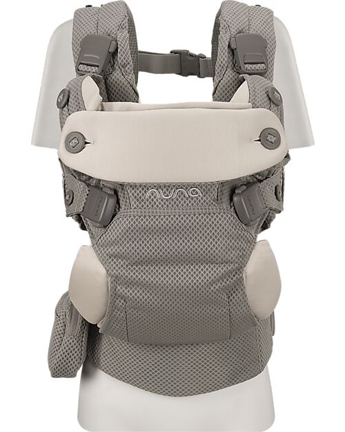 Nuna 4-in-1 Ergonomic Baby Carrier - Cudl Clik - Fog Baby Carriers