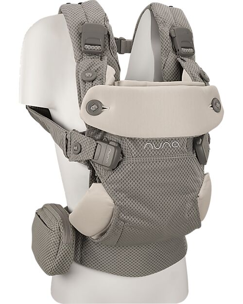 Nuna 4-in-1 Ergonomic Baby Carrier - Cudl Clik - Fog Baby Carriers