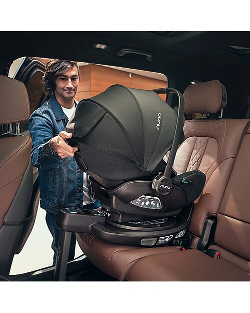 Nuna Arra Flex Infant Car Seat - Pistachio - Black - Group 0+ Car Seats Group 0+/1