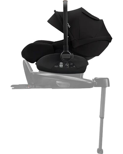 Nuna Arra Next Car Seat - Caviar - Reclining to 157 ° - Group 0+ Car Seats Group 0+/1