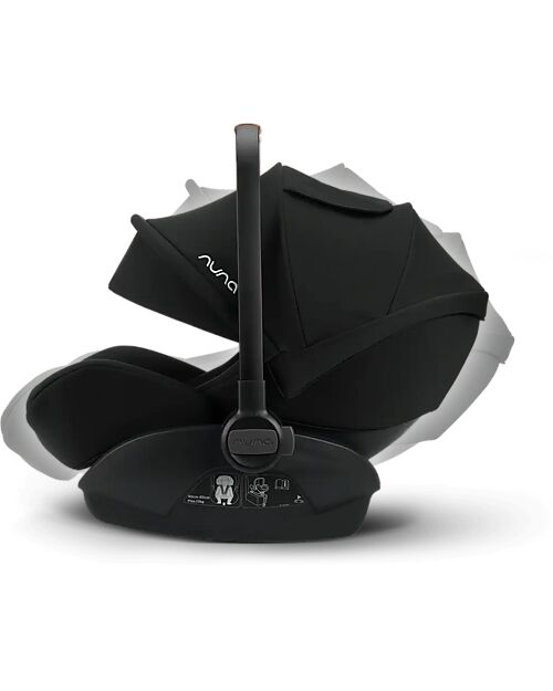 Nuna Arra Next Car Seat - Caviar - Reclining to 157 ° - Group 0+ Car Seats Group 0+/1