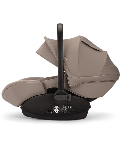 Nuna Arra Next Car Seat - Cedar - Chocolate - Reclining to 157 ° - Group 0+ Car Seats Group 0+/1