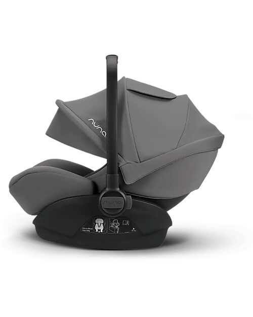 Nuna Arra Next Car Seat - Granite - Cognac - Reclining to 157 ° - Group 0+ Car Seats Group 0+/1