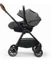 Nuna Arra Next Car Seat - Granite - Cognac - Reclining to 157 ° - Group 0+ Car Seats Group 0+/1