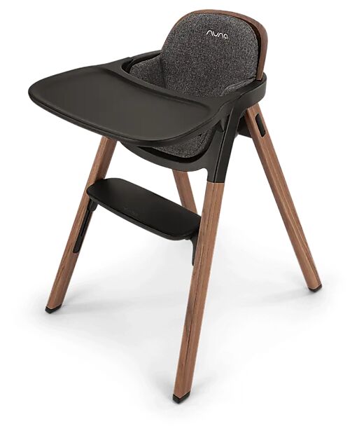 Nuna Bryn High Chair - Sanderson - Walnut Wood - From Birth to 6 Years High Chairs