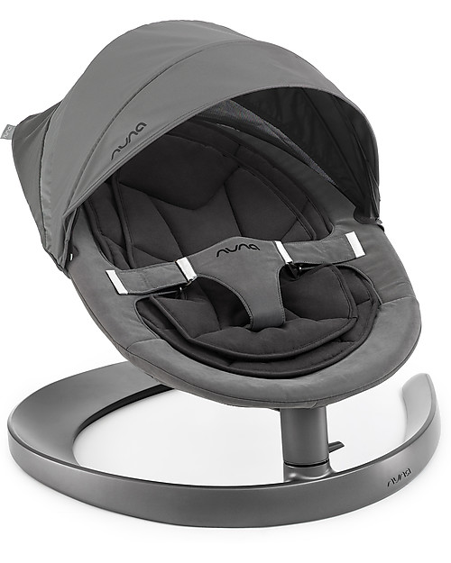 Nuna Canopy for Leaf Chair, Cinder Grey - With integrated insect net! Bouncers