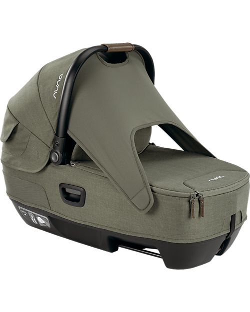 Nuna Cari Aire for Stroller and Car - 0-6 Months - Pine - Light Safe and Transportable Pram Systems