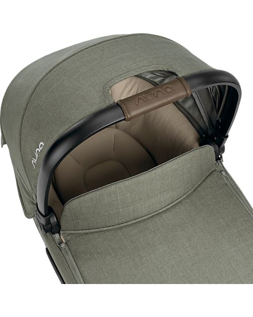 Nuna Cari Aire for Stroller and Car - 0-6 Months - Pine - Light Safe and Transportable Pram Systems