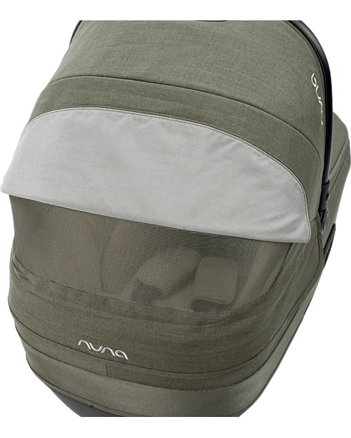 Nuna Cari Aire for Stroller and Car - 0-6 Months - Pine - Light Safe and Transportable Pram Systems