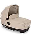 Nuna Cari Next Carrycot for Stroller and Car - Biscotti - Compatible with Next Base - Lightweight Safe and Transportable Pram Systems