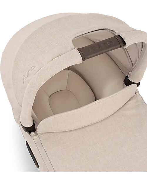 Nuna Cari Next Carrycot for Stroller and Car - Biscotti - Compatible with Next Base - Lightweight Safe and Transportable Pram Systems