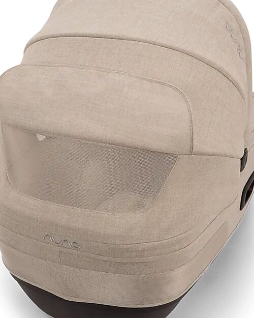Nuna Cari Next Carrycot for Stroller and Car - Biscotti - Compatible with Next Base - Lightweight Safe and Transportable Pram Systems