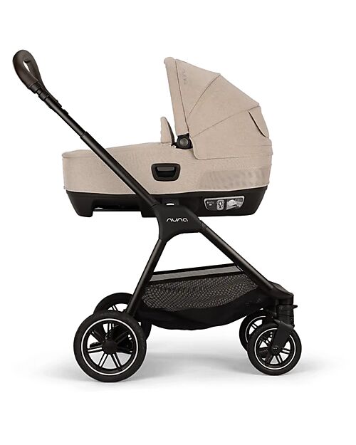 Nuna Cari Next Carrycot for Stroller and Car - Biscotti - Compatible with Next Base - Lightweight Safe and Transportable Pram Systems
