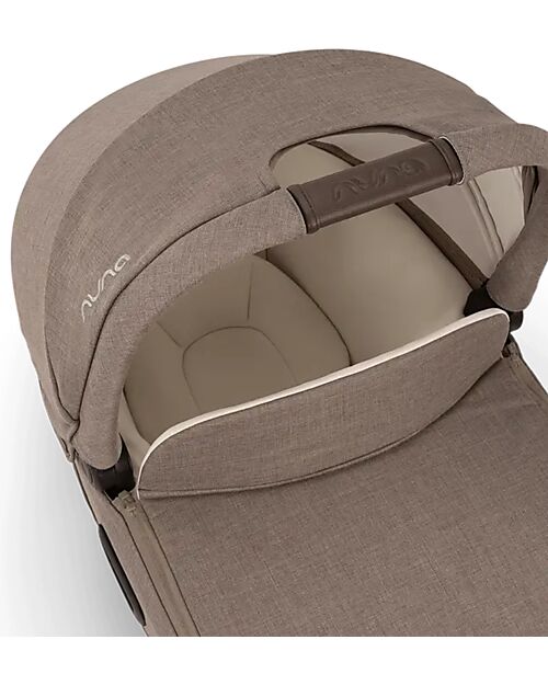 Nuna Cari Next Carrycot for Stroller and Car - Cedar - Compatible with Next Base - Lightweight Safe and Transportable Pram Systems
