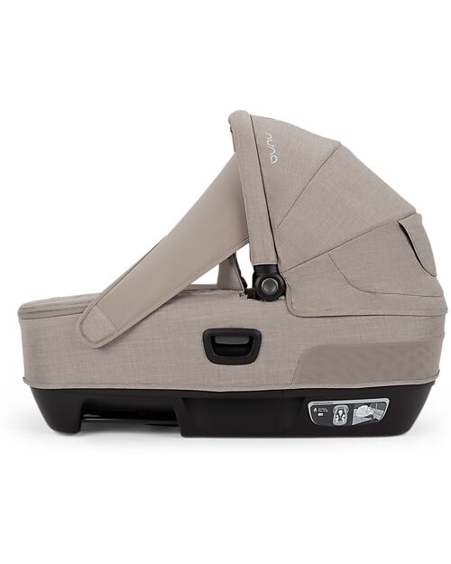 Nuna CARI Next Carrycot for Stroller and Car - Chestnut - Compatible with Base Next - Lightweight, Safe and Portable Pram Systems