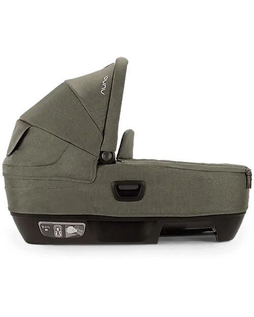 Nuna Cari Next Carrycot for Stroller and Car - Pine - Compatible with Next Base - Lightweight Safe and Transportable Pram Systems