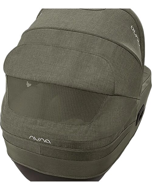 Nuna Cari Next Carrycot for Stroller and Car - Pine - Compatible with Next Base - Lightweight Safe and Transportable Pram Systems
