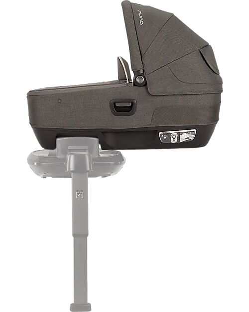 Nuna Cari Next Carrycot for Stroller and Car - Thunder - Compatible with Next Base - Lightweight Safe and Transportable Pram Systems