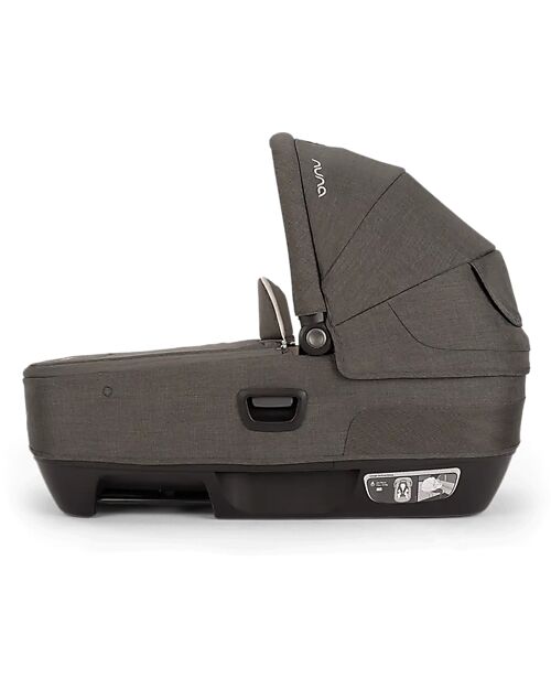Nuna Cari Next Carrycot for Stroller and Car - Thunder - Compatible with Next Base - Lightweight Safe and Transportable Pram Systems