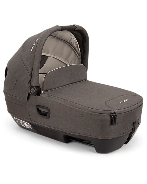 Nuna Cari Next Carrycot for Stroller and Car - Thunder - Compatible with Next Base - Lightweight Safe and Transportable Pram Systems