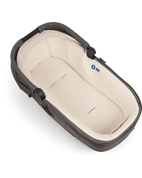 Nuna Cari Next Carrycot for Stroller and Car - Thunder - Compatible with Next Base - Lightweight Safe and Transportable Pram Systems