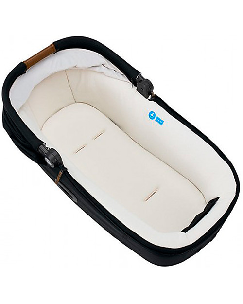 Nuna Cari Next for Stroller and Car - 0-6 Months - Caviar - Compatible with Base Next - Light Safe and Transportable Pram Systems