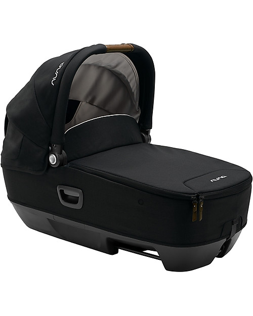 Nuna Cari Next for Stroller and Car - 0-6 Months - Caviar - Compatible with Base Next - Light Safe and Transportable Pram Systems