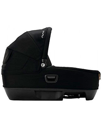 Nuna Cari Next for Stroller and Car - 0-6 Months - Compatible with Base Next - Caviar - Light Safe and Transportable Lights Strollers