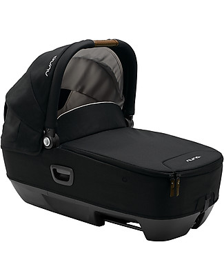 Nuna Cari Next for Stroller and Car - 0-6 Months - Compatible with Base Next - Caviar - Light Safe and Transportable Lights Strollers