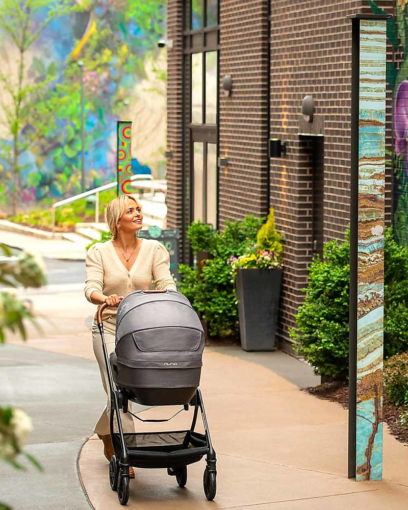 Nuna Cari Next For Stroller And Car 0 6 Months Compatible With Base Next Granite Light Safe And Transportable Unisex Bambini