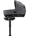 Nuna Cari Next for Stroller and Car - 0-6 Months - Granite - Compatible with Base Next - Light Safe and Transportable Pram Systems
