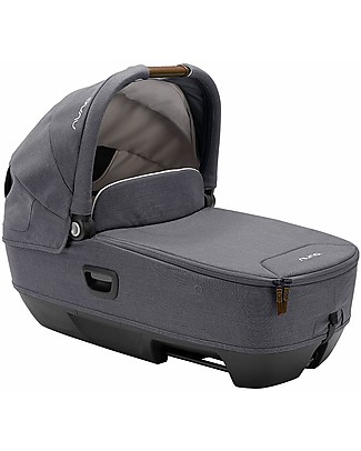 Nuna Cari Next for Stroller and Car - 0-6 Months - Granite - Compatible with Base Next - Light Safe and Transportable Pram Systems