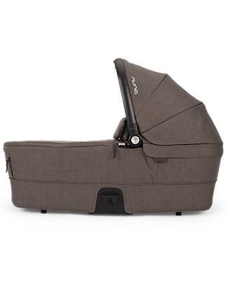 Nuna Carrycot for Mixx Next Stroller - Chestnut - Attaches to the Stroller with One Click Pram Systems