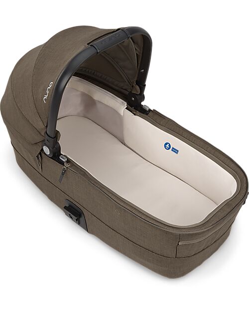 Nuna Carrycot for Mixx Next Stroller - Pistachio - Connectable to the Stroller with one Click Pram Systems