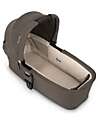 Nuna Carrycot for Mixx Next Stroller - Thunder - Connectable to the Stroller with one Click Pram Systems