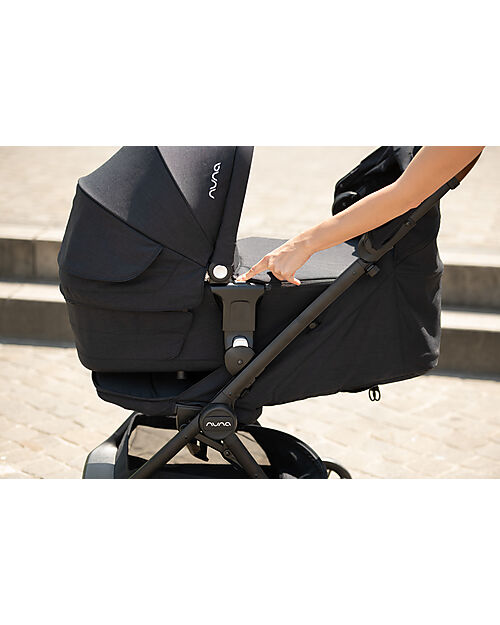 Nuna Carrycot Lytl - Caviar - Chocolate - Comfortable and Safety Pram Systems