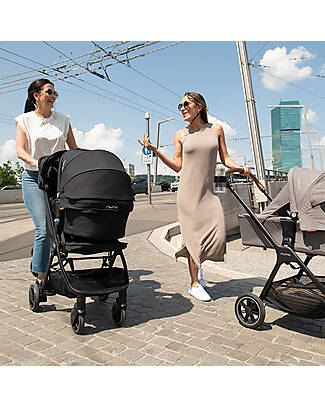 Nuna Carrycot Lytl - Caviar - Chocolate - Comfortable and Safety Pram Systems