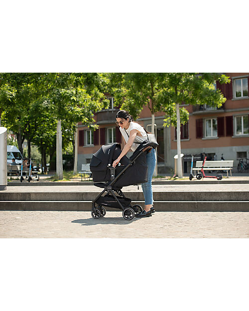 Nuna Carrycot Lytl - Caviar - Chocolate - Comfortable and Safety Pram Systems