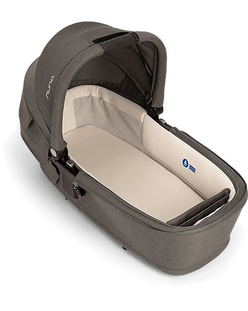 Nuna Carrycot Lytl - Granite - Black - Comfortable and Safety Pram Systems