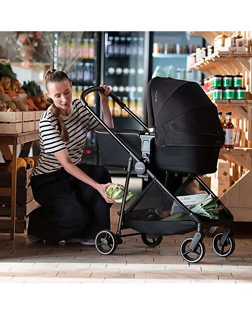 Nuna Carrycot Lytl - Riveted Rose - Comfortable and Safety Pram Systems