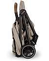 Nuna Compact TRVL Stroller - Hazelwood - Beige - Ideal for Traveling and for the City! Lights Strollers