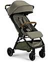 Nuna Compact TRVL Stroller - Pine - Green - Ideal for Traveling and for the City! Lights Strollers