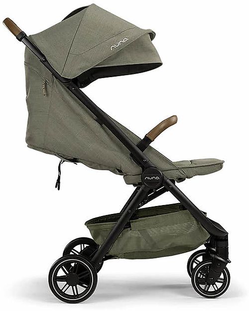 Nuna Compact TRVL Stroller - Pine - Green - Ideal for Traveling and for the City! Lights Strollers