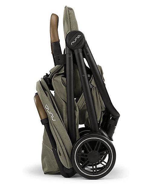 Nuna Compact TRVL Stroller - Pine - Green - Ideal for Traveling and for the City! Lights Strollers